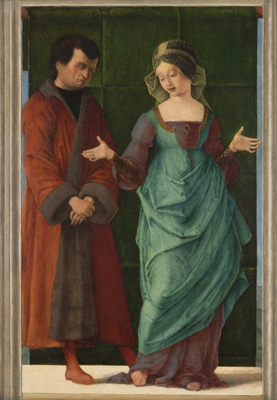 Portia and Brutus by Ercole de Roberti